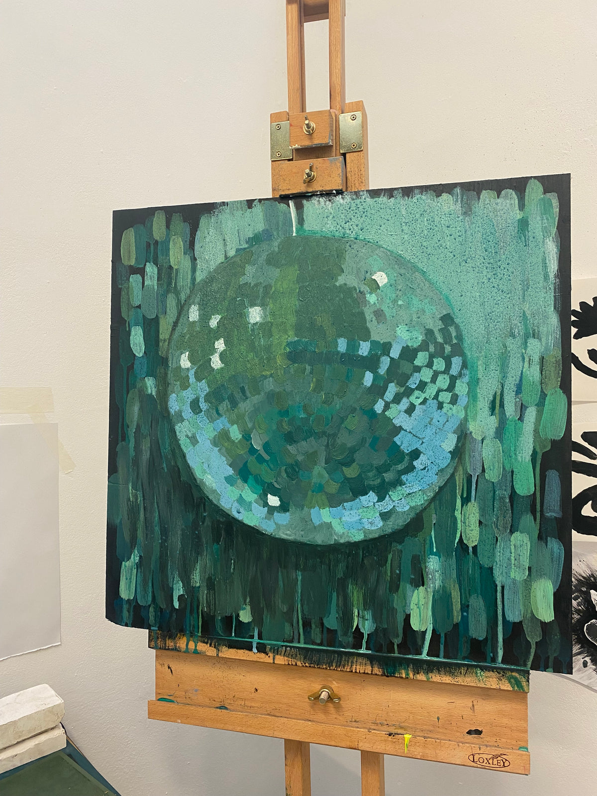 Original Disco Ball Painting
